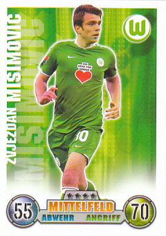 Zvjezdan Misimovic VfL Wolfsburg 2008/09 Topps MA Bundesliga #318